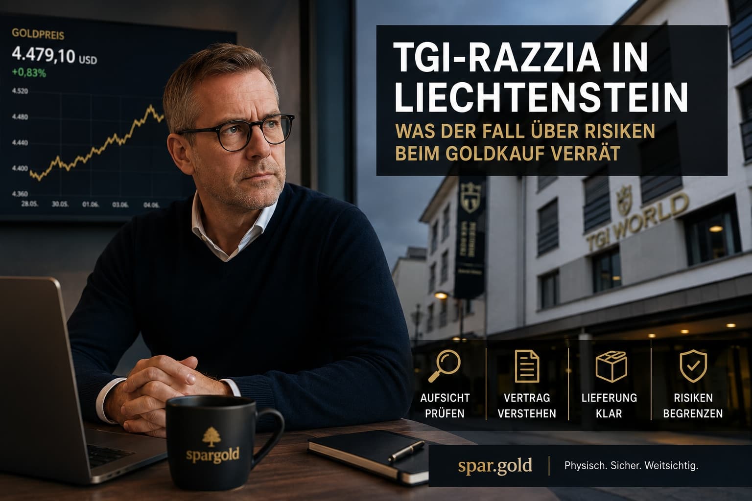 Razzia da TGI en il Liechtenstein: tge che l'on cas tradescha davart ils rics tar la cumpra d'aur