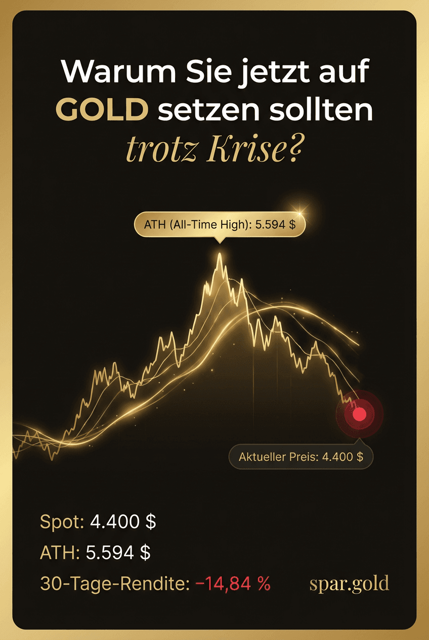 Gold fällt in der Krise – warum Asien, Öl und Zinsen den Takt vorgeben