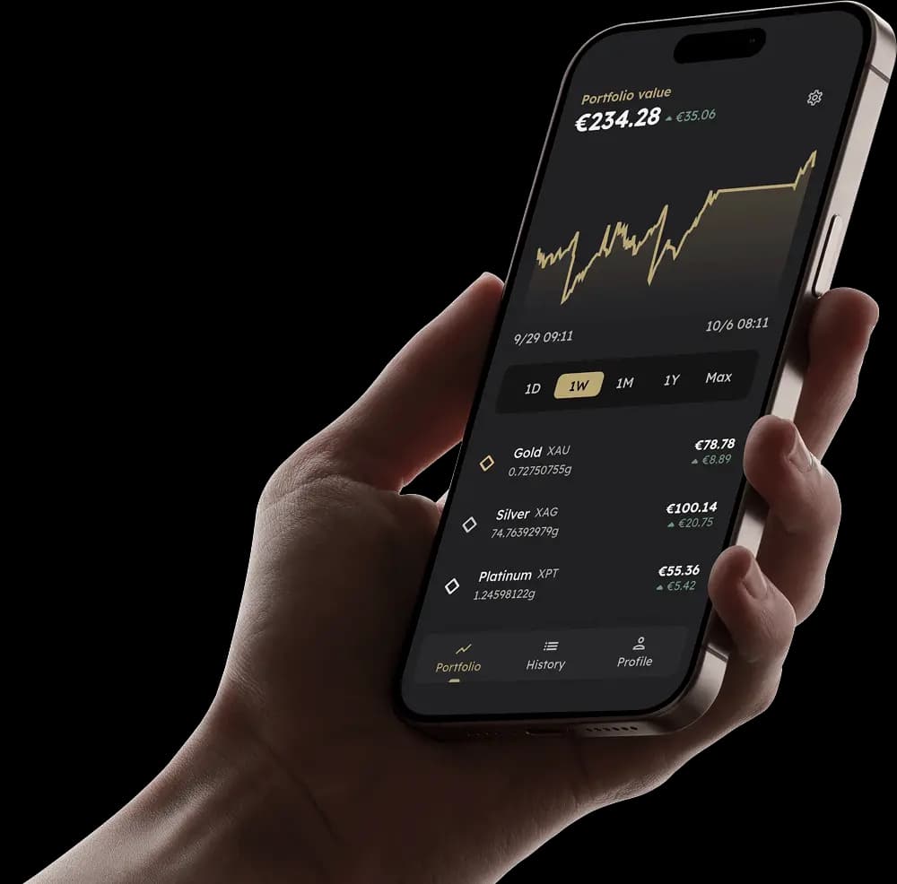 Spargold App – Gold und Silber per Smartphone kaufen, sicher gelagert