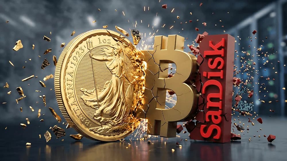 Tuotot 2026: SanDisk voittaa Bitcoinin ja kullan – Mutta kuinka kestävä hype on?