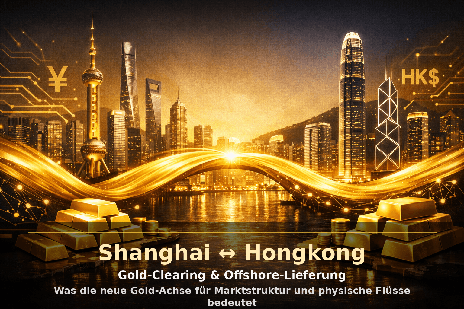 Xangai e Hong Kong estreitam laços no comércio de ouro: O que está por trás da entrega offshore e do clearing de ouro