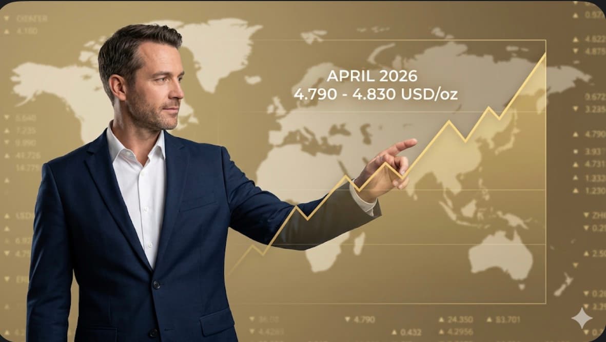 Gold in April 2026: When Inflation and Interest Rates Pressure Simultaneously – and Gold Remains High