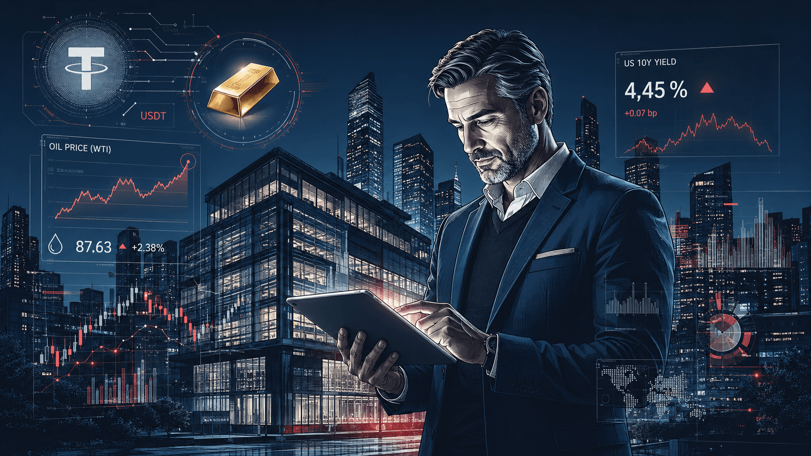 Tether, Oil, Interest Rates – Why the "Digital Dollar" is Suddenly Stacking Gold