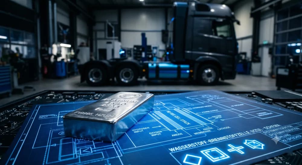 A cikk borítóképe: Platina árfolyam-előrejelzés 2026–2028: Begyújtja a hidrogéngazdaság a turbót?