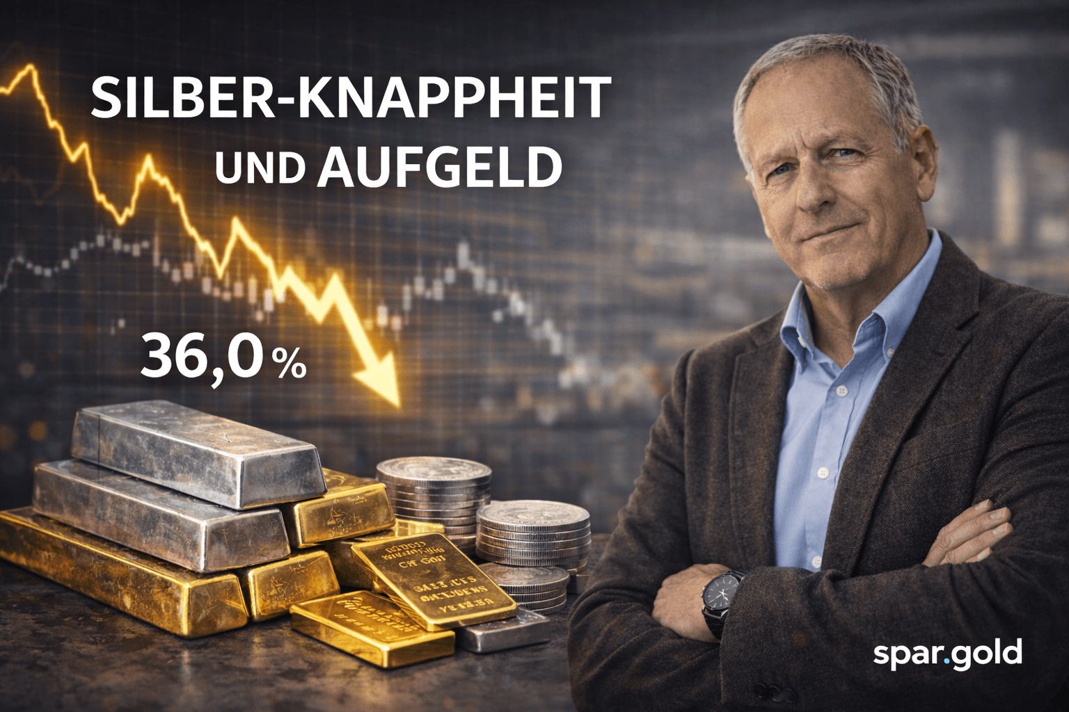 Wanneer de spotprijs daalt – maar zilver schaars blijft