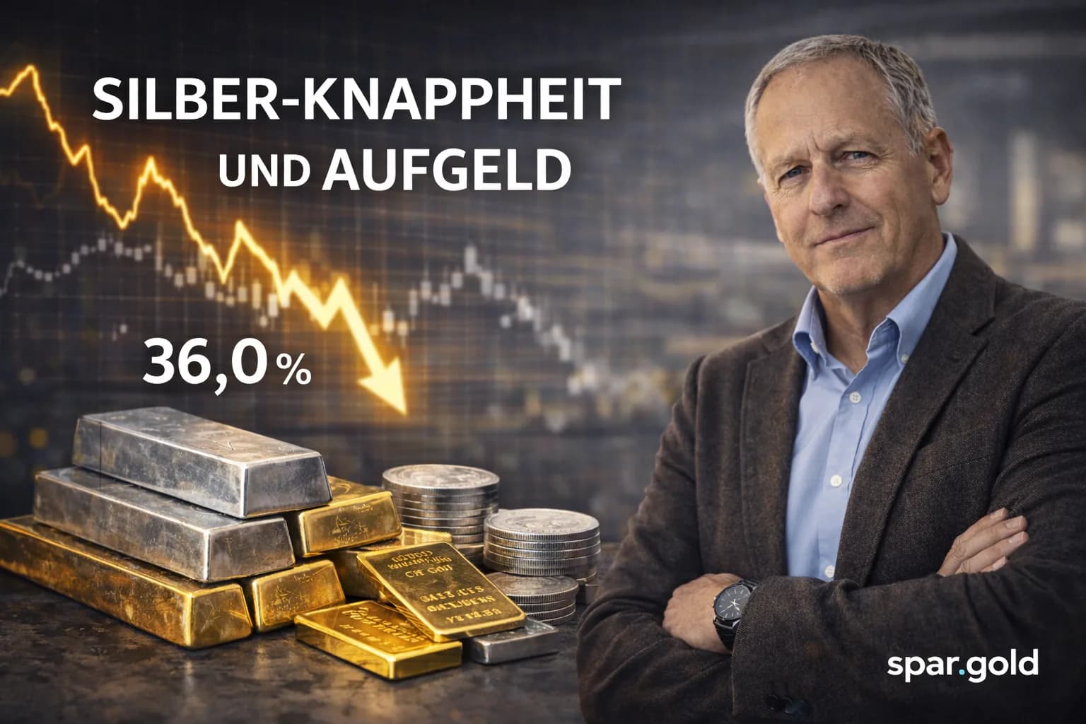 Wanneer de spotprijs daalt – maar zilver schaars blijft