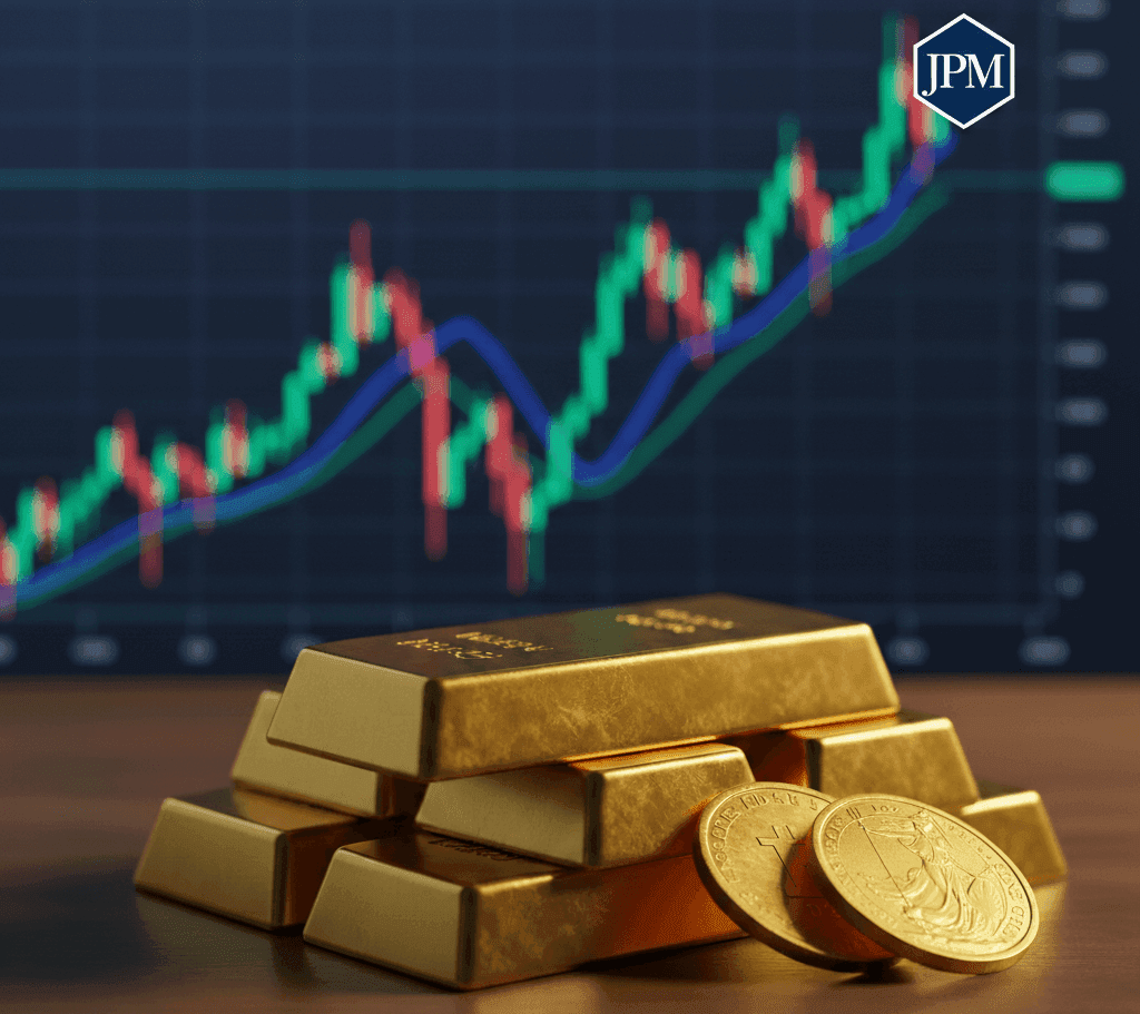 Prévisions du prix de l'or de JP Morgan : 8 000 dollars malgré la chute des cours ?