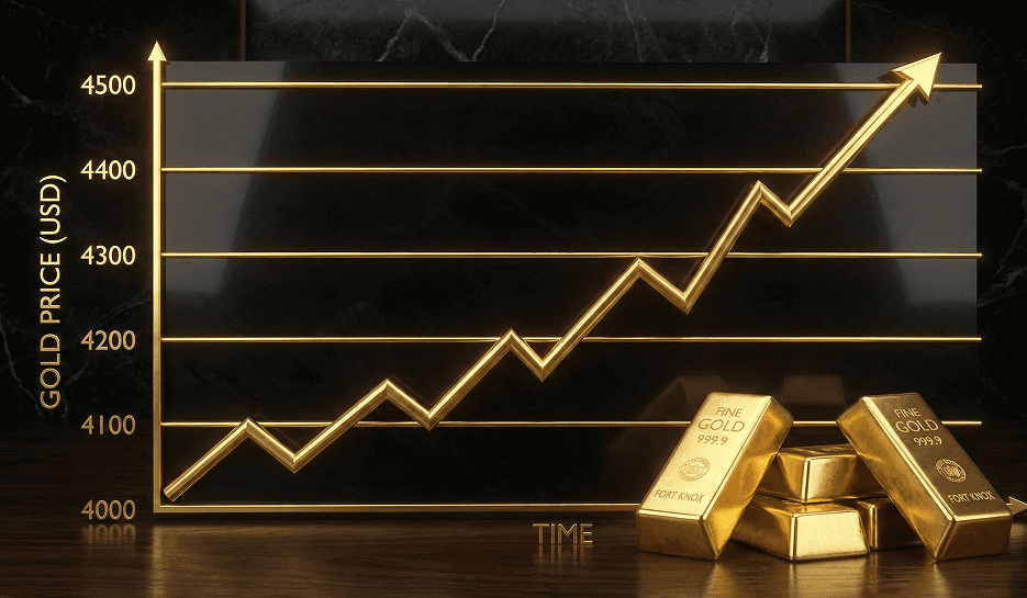 Preço do ouro atual: Acima de 3.810 EUR & 4.489 USD – Análise de tendências & Perspectivas