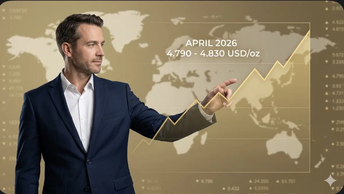 Oro en abril de 2026: cuando la inflación y los tipos de interés presionan simultáneamente – y el oro se mantiene alto a pesar de todo