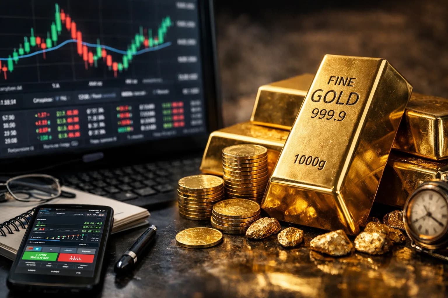 Trading jämfört med Spargold – spekulation eller realtillgångsstrategi?