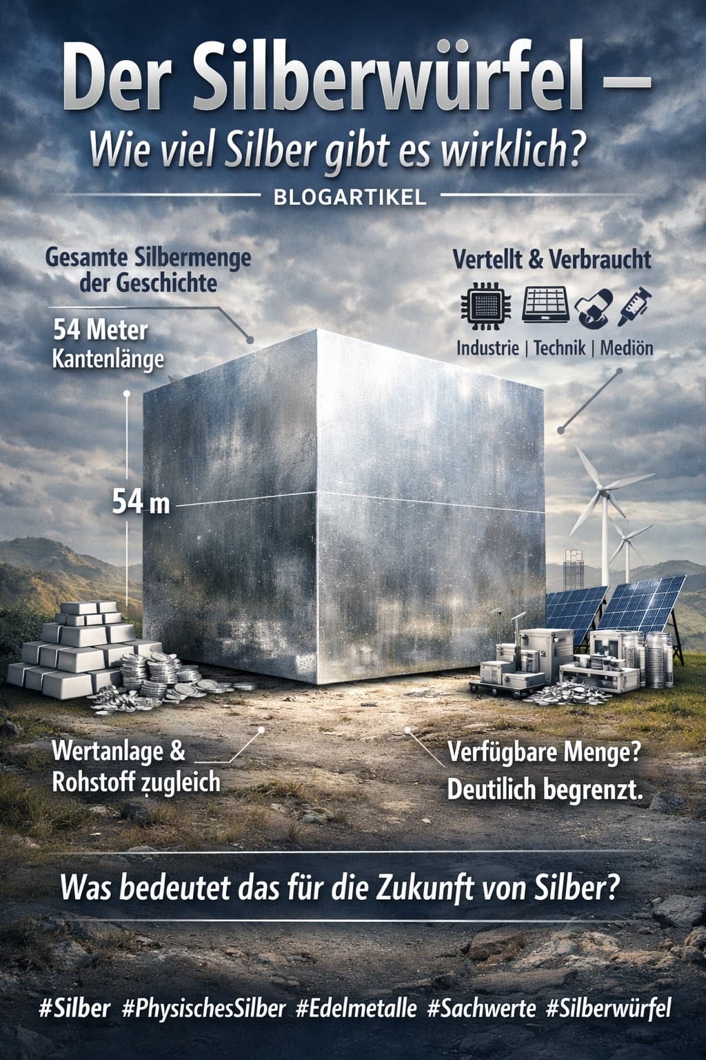 The Silver Cube – How Much Silver Is There Really?