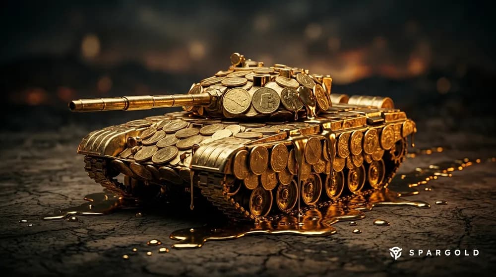 Immagine di copertina dell’articolo: Perché le spese militari rafforzano l'oro: 2,9 trilioni per le armi — 3 fatti