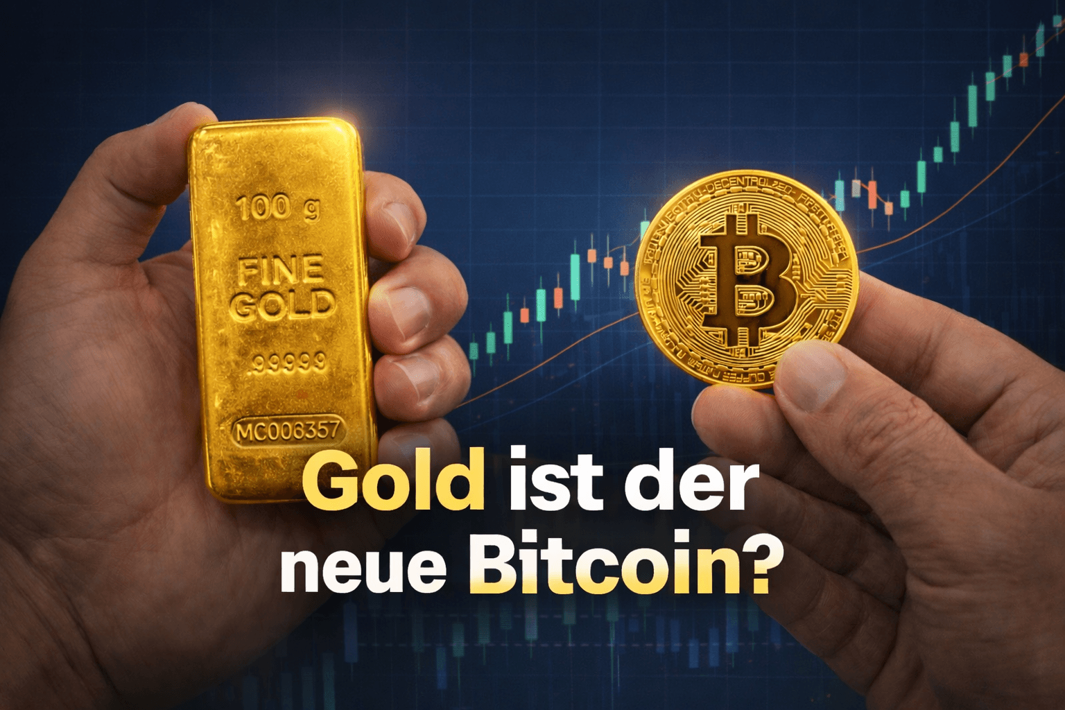 “O ouro é o novo Bitcoin” – significa isto realmente que o ouro vai explodir agora como as criptomoedas?
