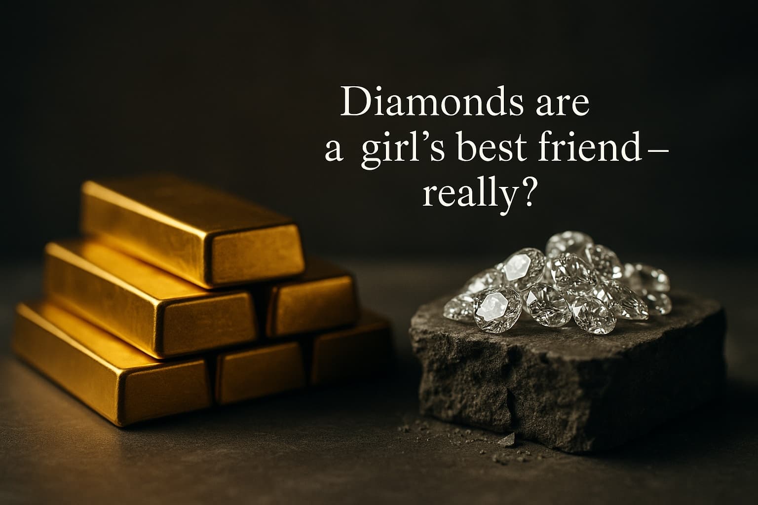 Diamantes como investimento em 2026? Diamonds are a girl’s best friend – realmente?