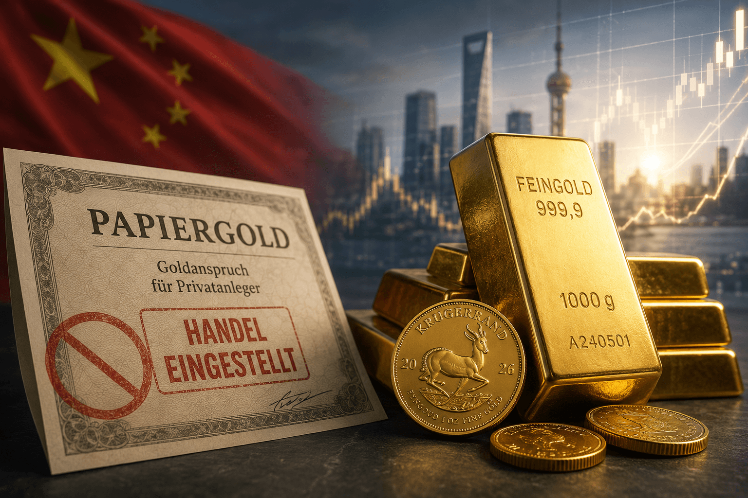Kina begrænser papirguld – Hvorfor fysisk guld kan blive vigtigere