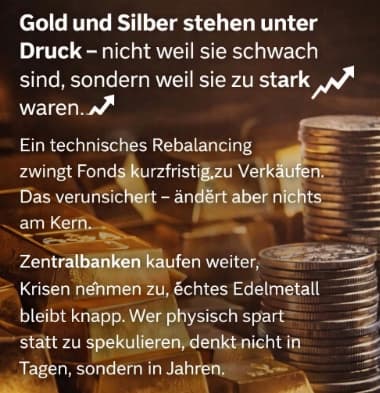 No Need to Fear Price Drops in Gold and Silver